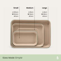 Enamel Baking Tray Set | 3 Piece