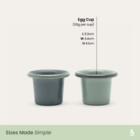 Enamel Egg Cup Set