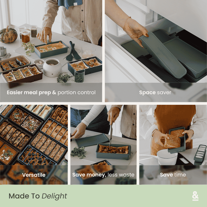 1 Portion Silicone Freezer Tray | 1000ml