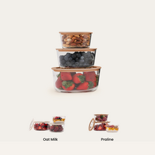 Glass Food Containers | Round Mixed 3pk