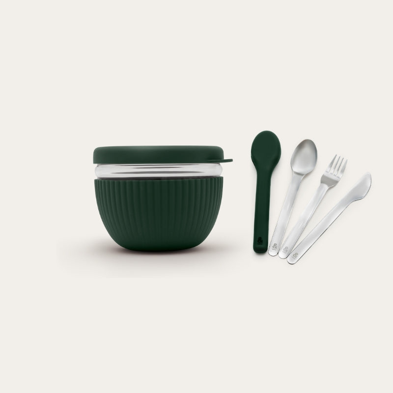 Glass Lunch Bowl Set