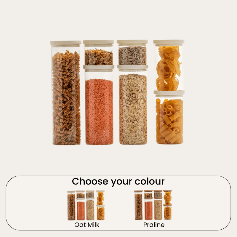 Glass Pantry Storage Jars
