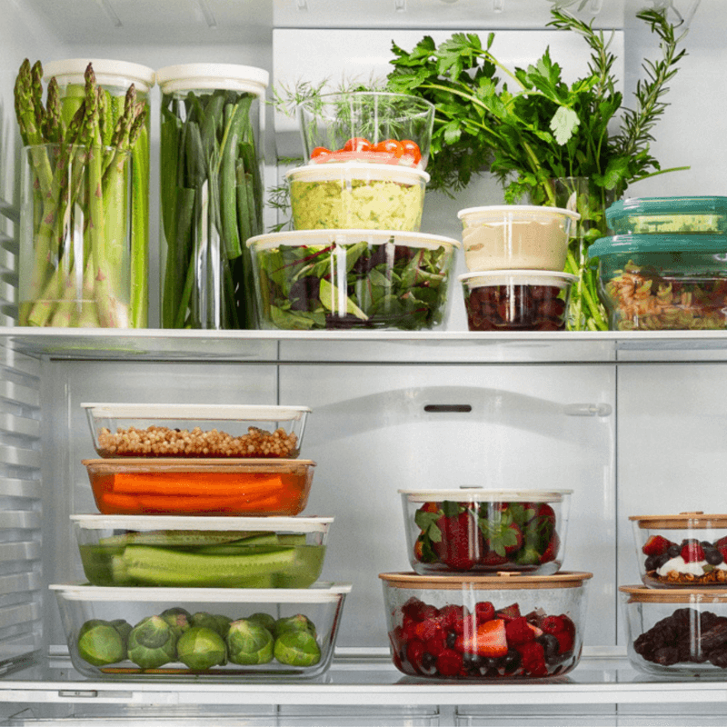 fridge safe glass food containers