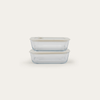 Glass Food Containers | Square 2pk