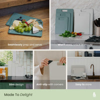 Wood Cellulose Chopping Board Set