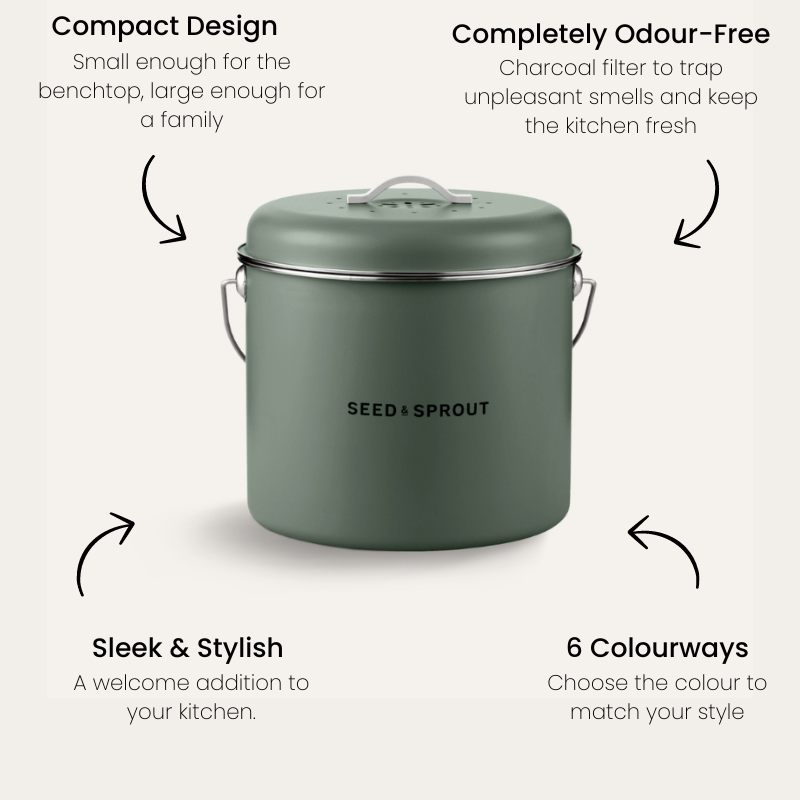 Kitchen Compost Bin | Eucalyptus