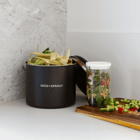 Kitchen Compost Bin in Black 