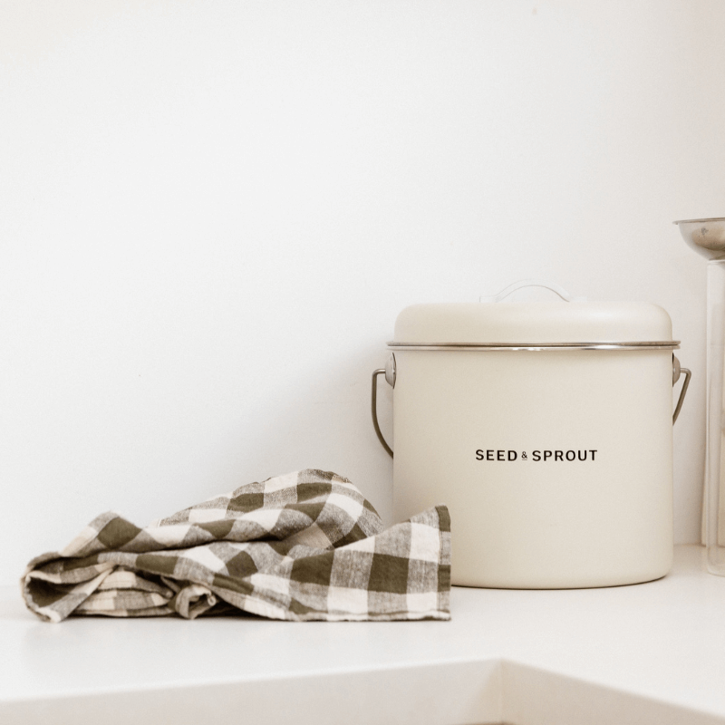 Kitchen Compost Bin Set Bench Top Compost Bin 4 Colours