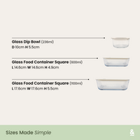 Meal Prep Container Square | 12pk