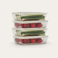 Glass Food Containers | Rectangle