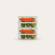 Glass Food Containers | Rectangle