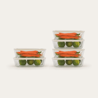 Glass Food Containers | Rectangle