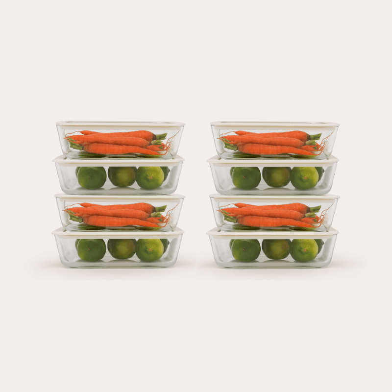Glass Food Containers | Rectangle
