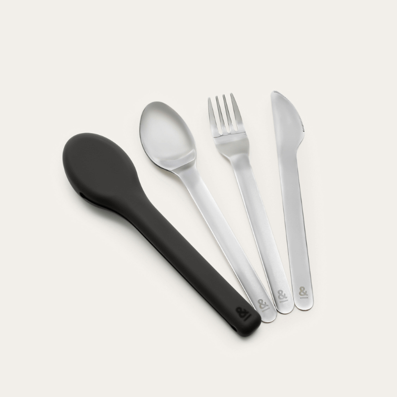 Reusable Cutlery Set Liquorice