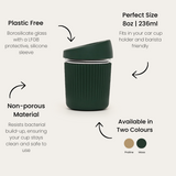 Reusable Glass Coffee Cup