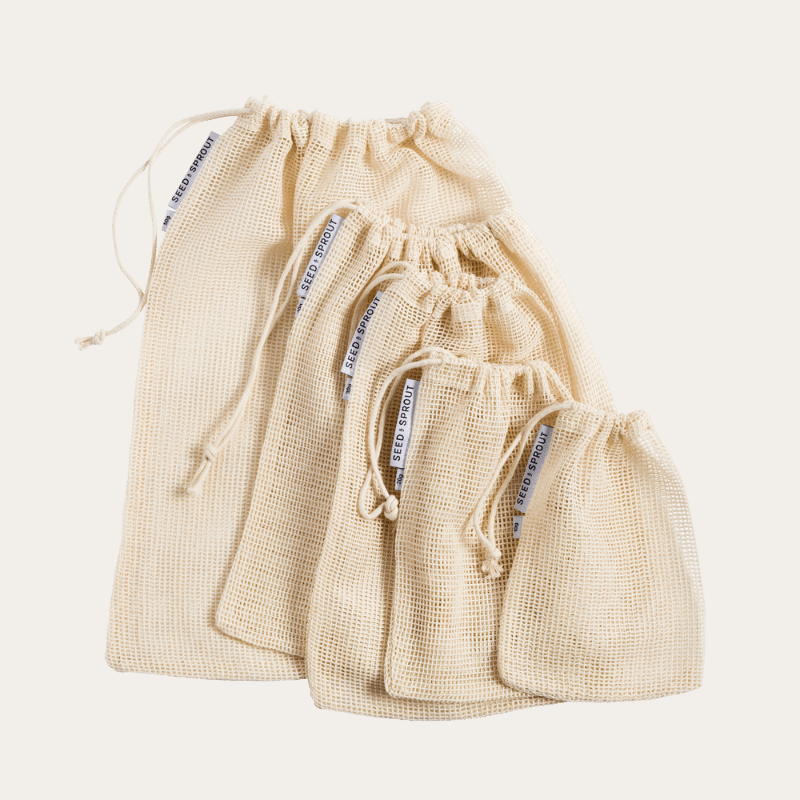 Organic Mesh Produce Bag - Set of 5
