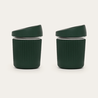 Reusable Glass Coffee Cup