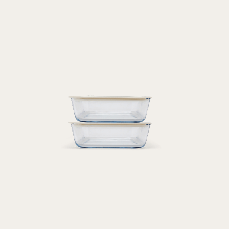 Glass Food Containers | Square