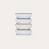 Glass Food Containers | Square