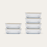Glass Food Containers | Square