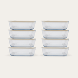 Glass Food Containers | Square