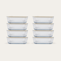 Glass Food Containers | Square