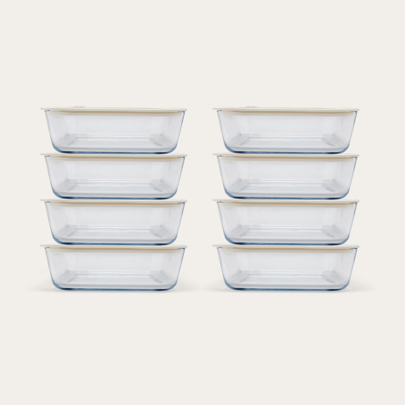 Glass Food Containers | Square