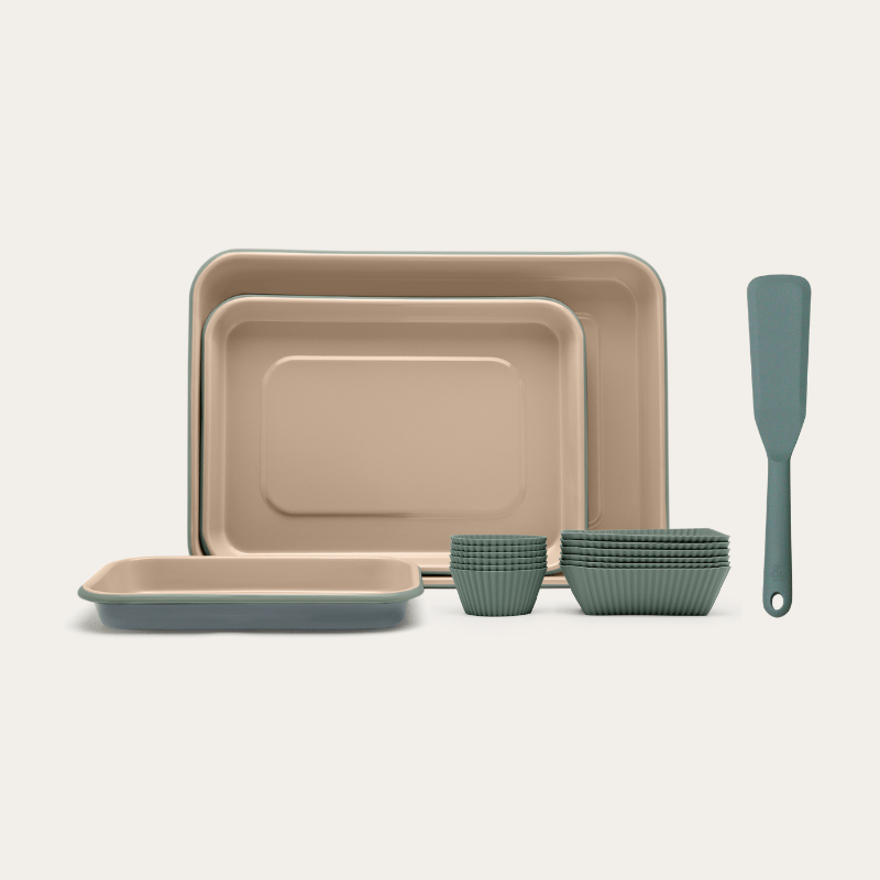 Ultimate Enamel & Silicone Baking Set | 14 Piece