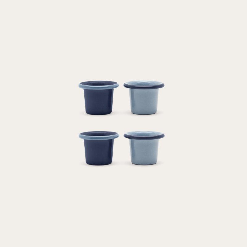 Enamel Egg Cup Set