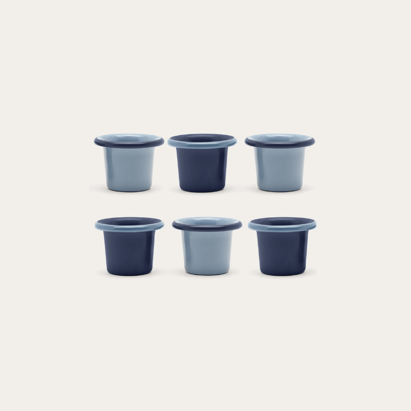 Enamel Egg Cup Set