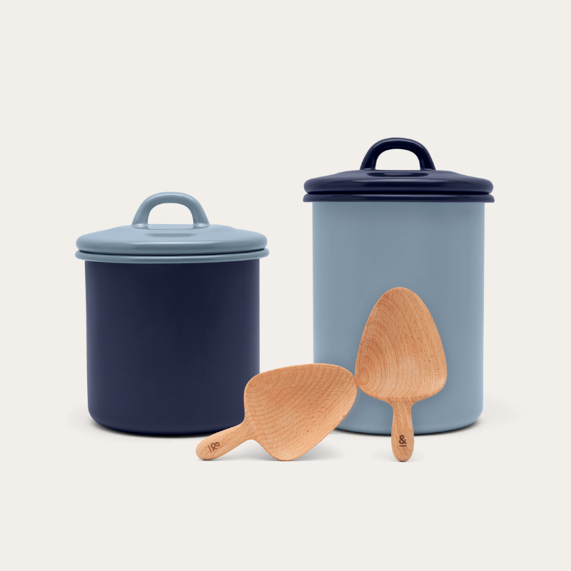 Enamel Storage Jar Set | 3 Piece Set