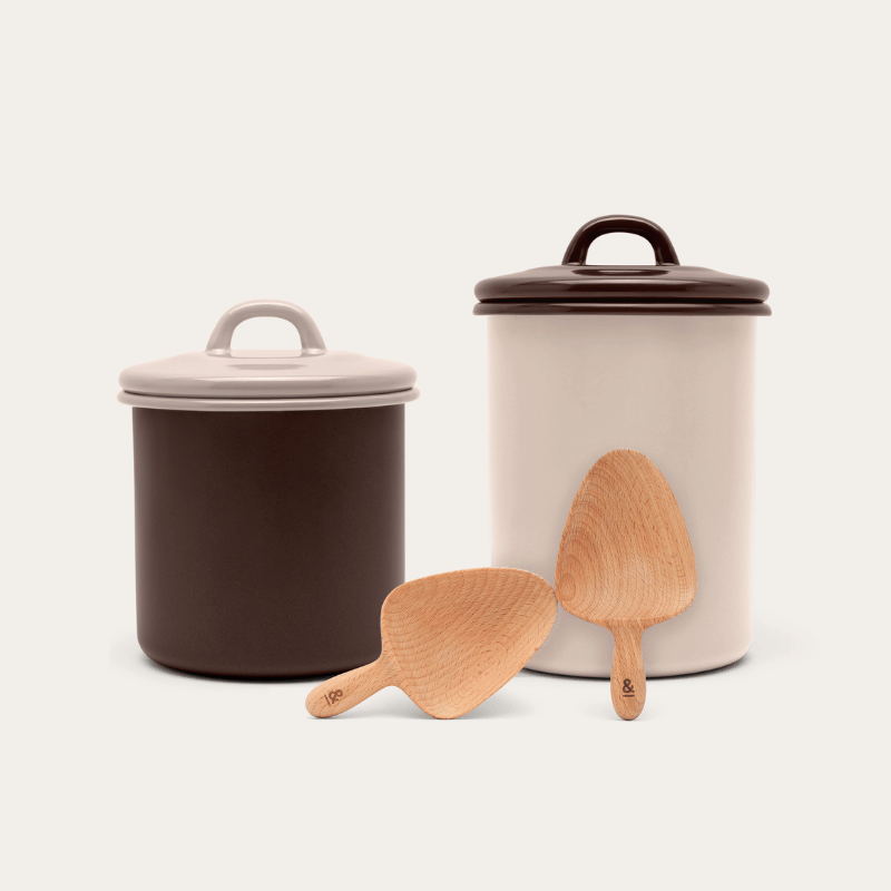 Enamel Storage Jar Set | 3 Piece Set