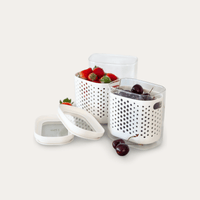 Wash & Store Jar Set with Inserts