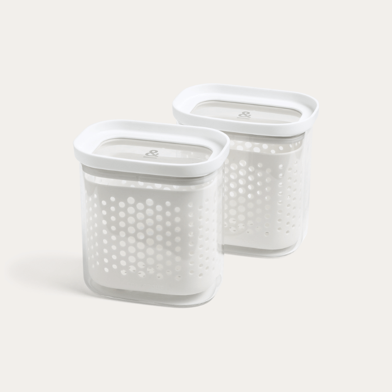 Wash & Store Jar Set with Inserts