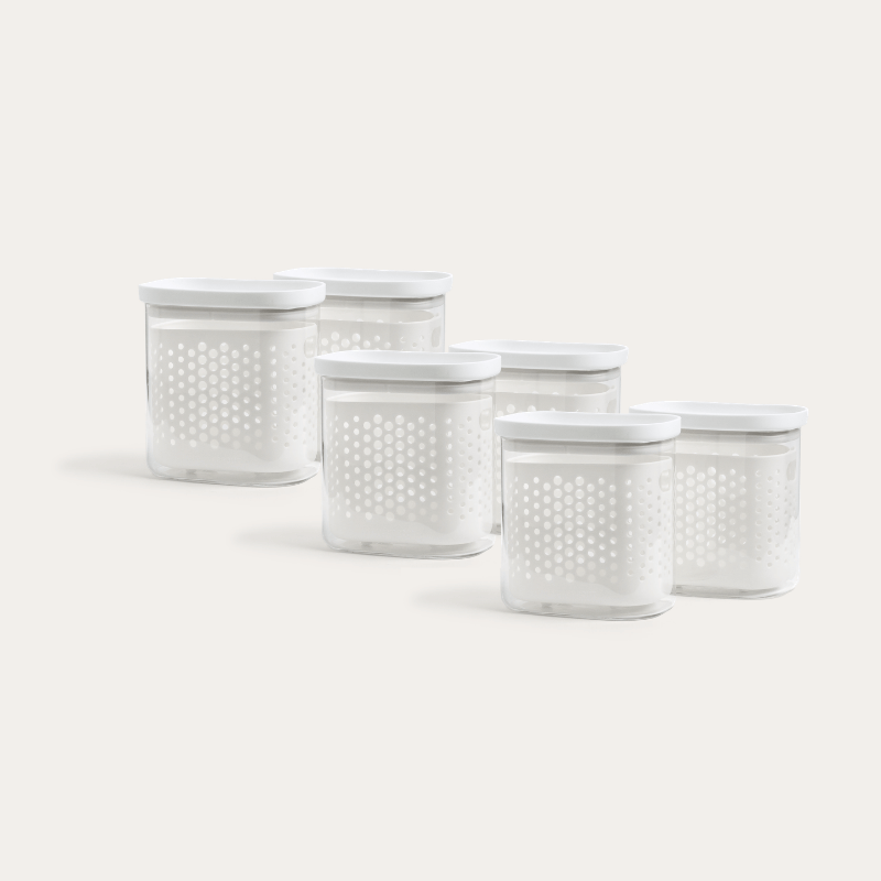 Wash & Store Jar Set | 4 Piece