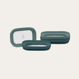 Tallow Rectangle Glass Pantry Jars | Lids Only