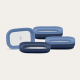 Tallow Rectangle Glass Pantry Jars | Lids Only