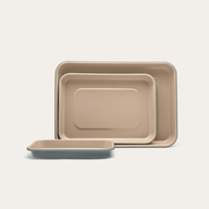 Enamel Baking Tray Set | 3 Piece