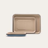 Enamel Baking Tray Set | 3 Piece
