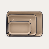 Enamel Baking Tray Set | 3 Piece