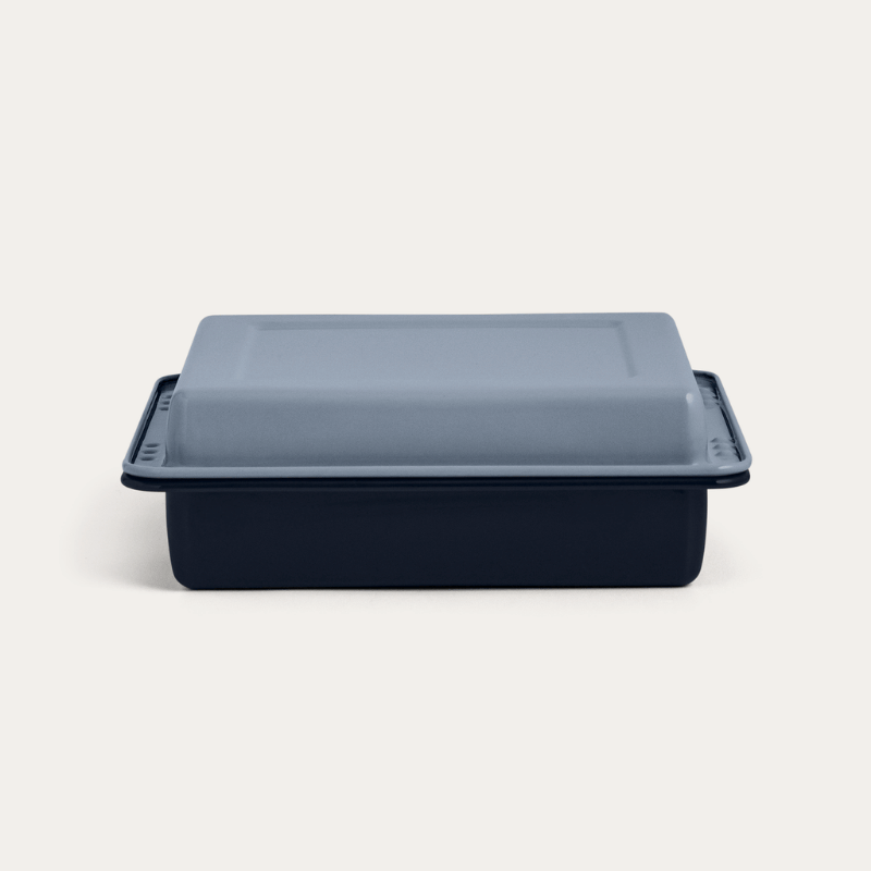 Enamel Covered Roasting Dish Set  | 2 Piece
