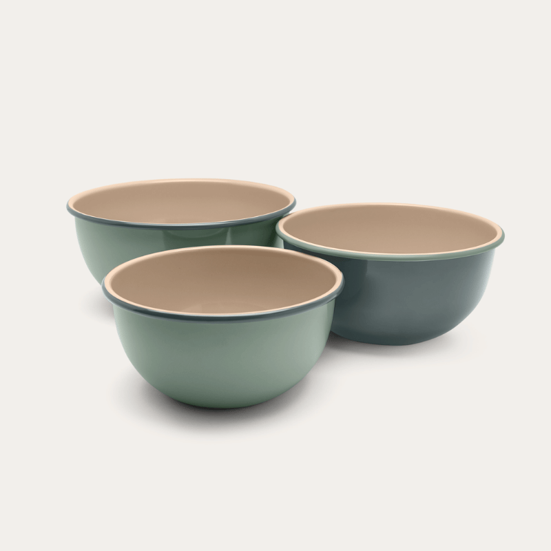 Enamel Serving Bowl Set