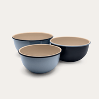 Enamel Serving Bowl Set