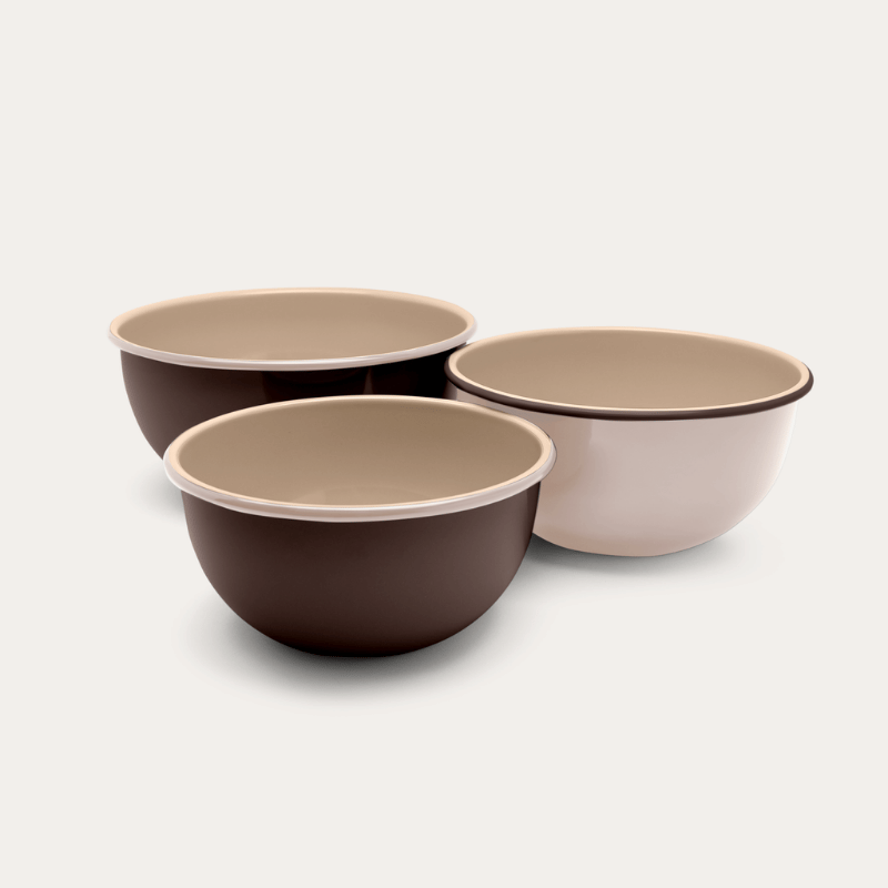 Enamel Serving Bowl Set