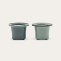 Enamel Egg Cup Set