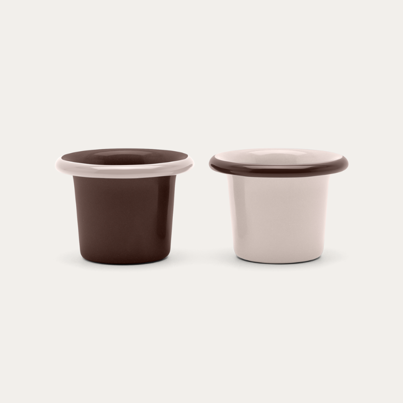 Enamel Egg Cup Set