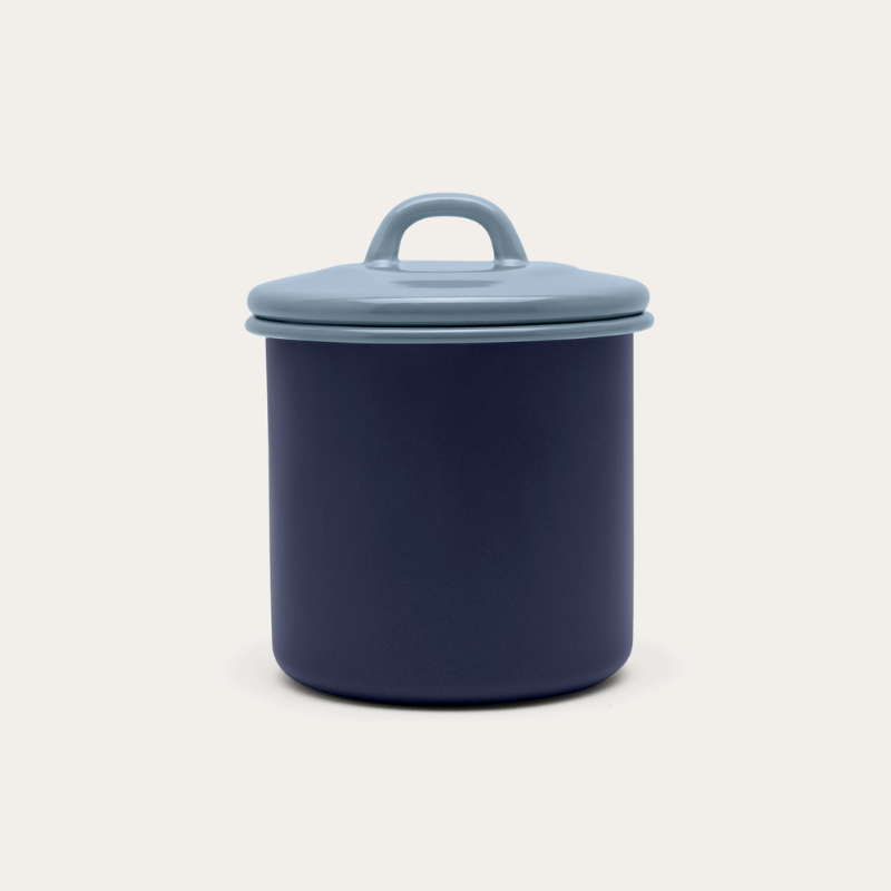 Enamel Storage Jar
