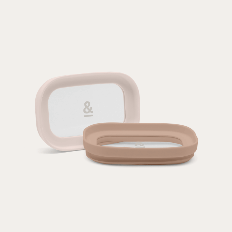 Tallow Rectangle Glass Pantry Jars | Lids Only
