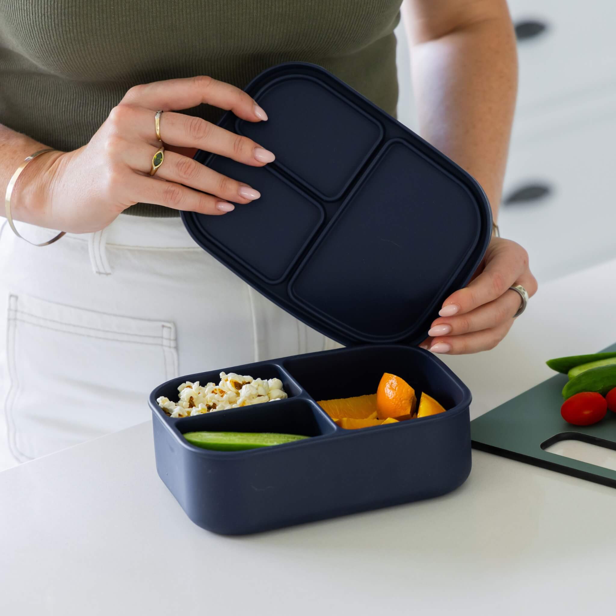 Silicone Bento Box & Snack Box Set | Bag