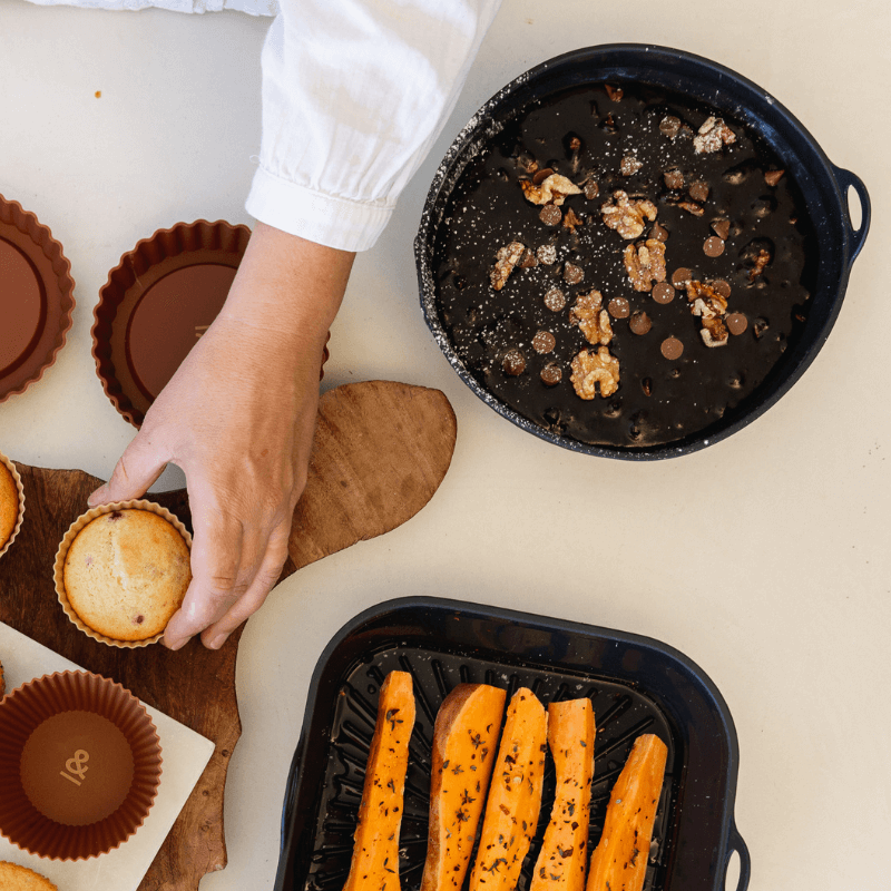 Silicone bowls air fryer